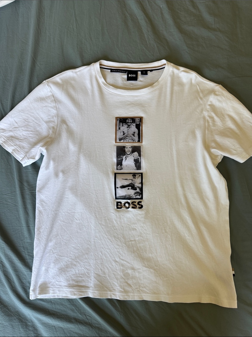 BOSS x Bruce Lee Limited Edition Graphic T-Shirt Medium White